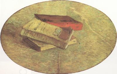 Vincent Van Gogh Still Life wtih Three Books (nn04) China oil painting art